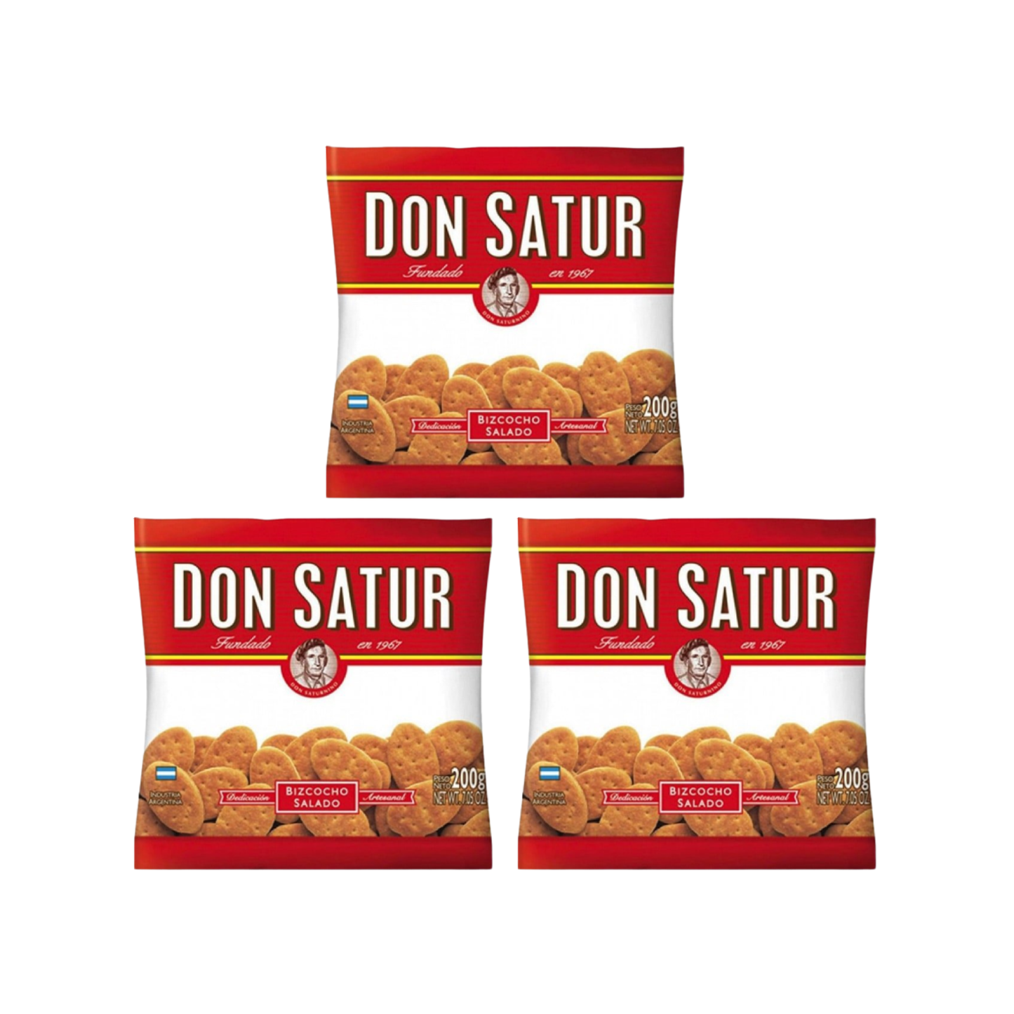 DON SATUR I Savoury Biscuits I x3