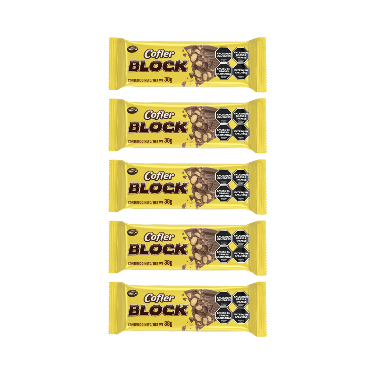 COFLER Block I Milk Chocolate Peanut Block I x6