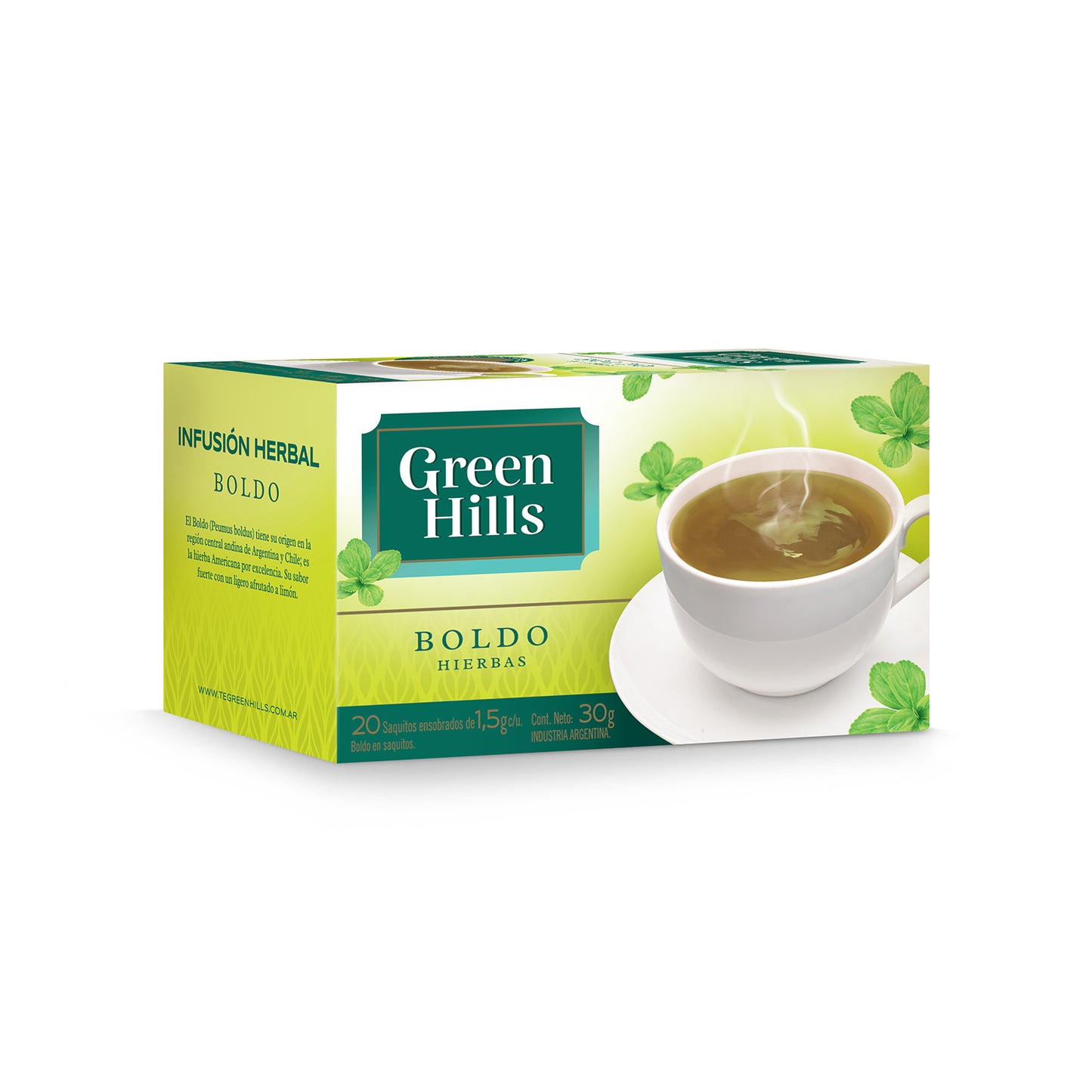 GREEN HILLS I Boldo Tea I x20 Bags