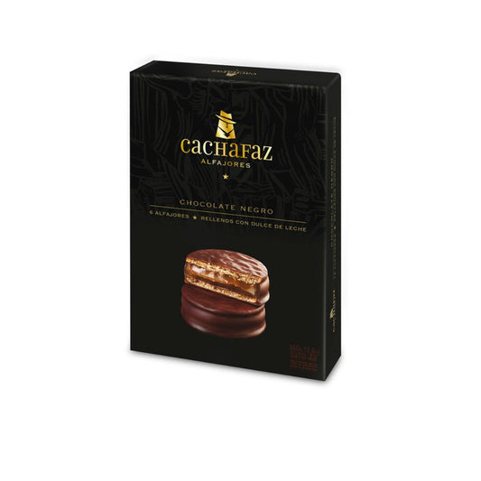 CACHAFAZ I Alfajor Milk Chocolate I Box x6